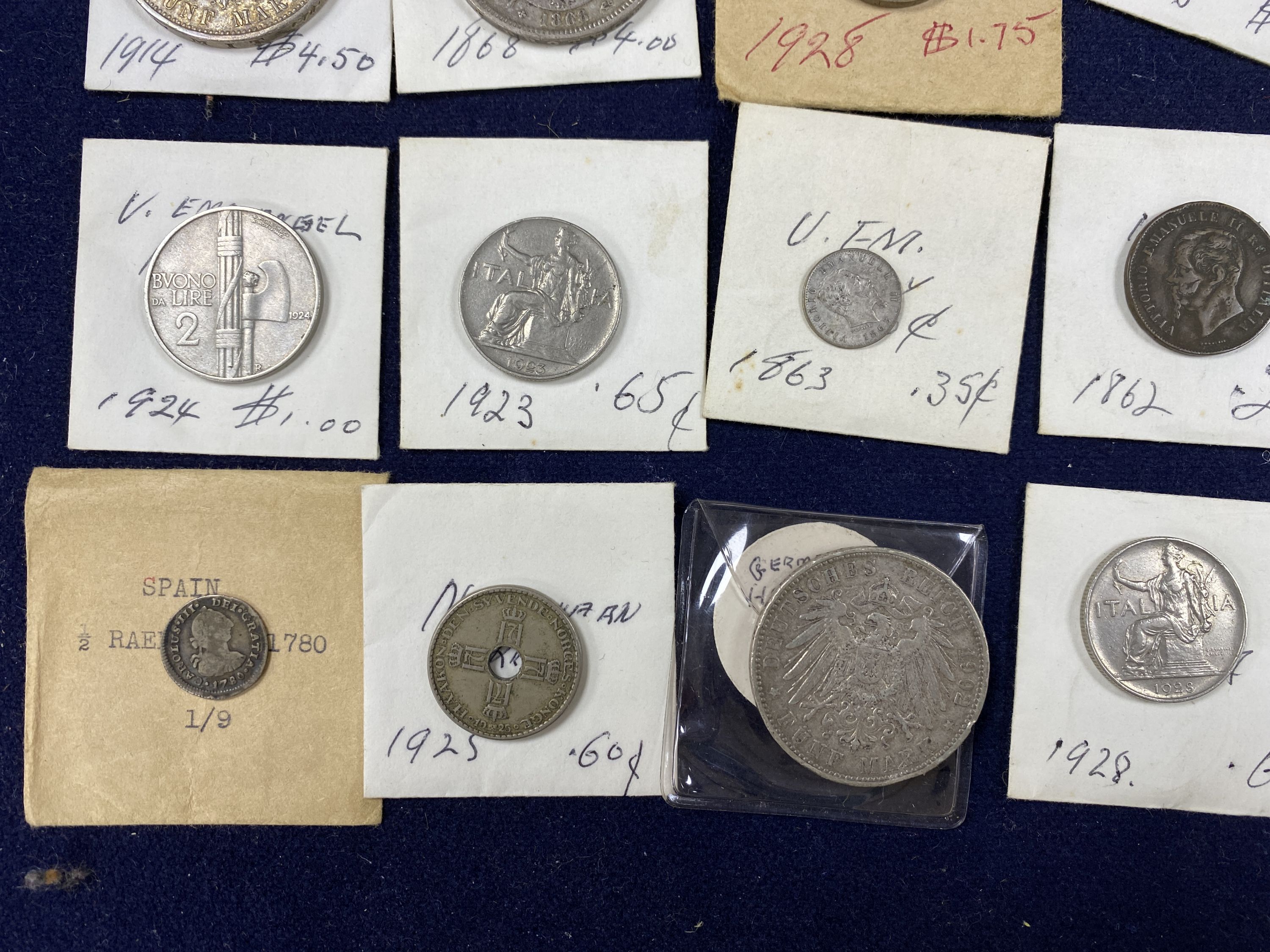 Italy, Germany & European coins, 18th-20th century,